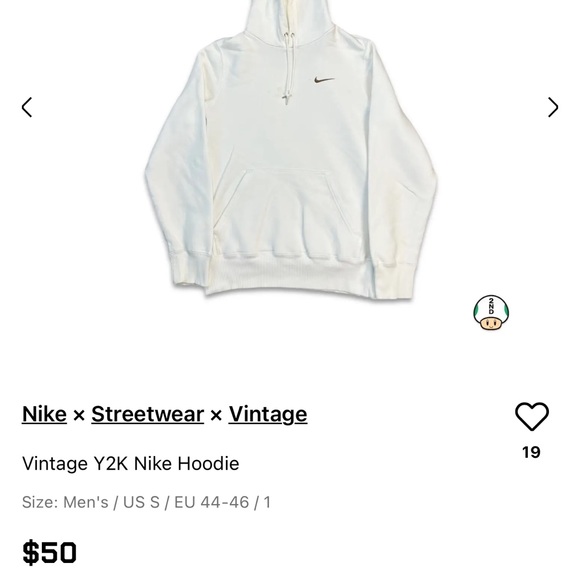 Vintage Y2K Nike Hoodie - Picture 6 of 6